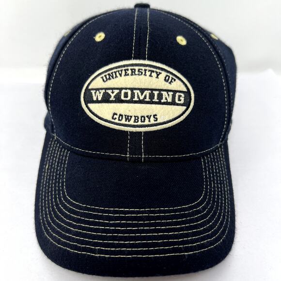 NIKE Team Swoosh Flex University of Wyoming Cowboy Cap OSFM Rodeo Bucking Hat - Picture 9 of 13